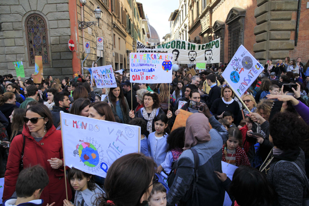I giovani per l'ambiente. Foto Gianni Pasquini