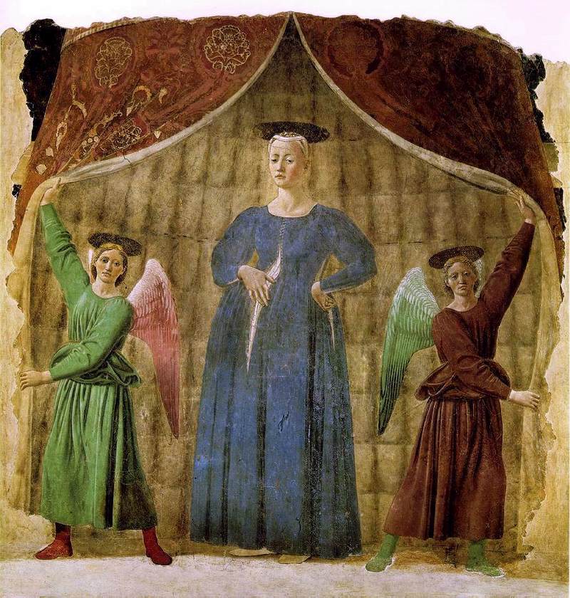Madonna del Parto, Piero della Francesca . Spazi espositivi Monterchi