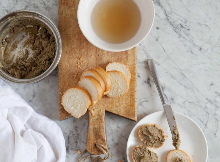 Crostini di fegatini e milza