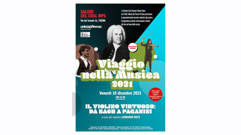 Viaggio nella musica 2021. Da Bach a Paganini
