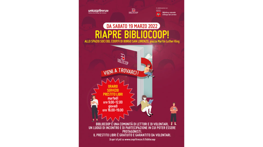 Riapre La Bibliocoop Di Borgo San Lorenzo Informatore