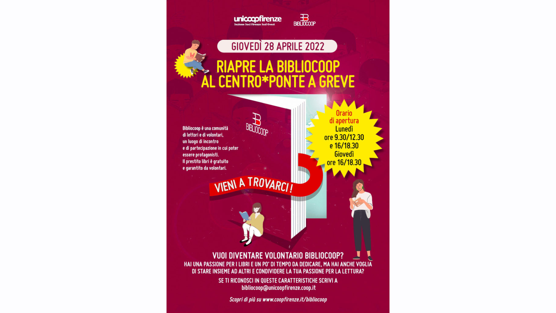 Dal 28 Aprile Riapre La Bibliocoop Del Centro Ponte A Greve Informatore
