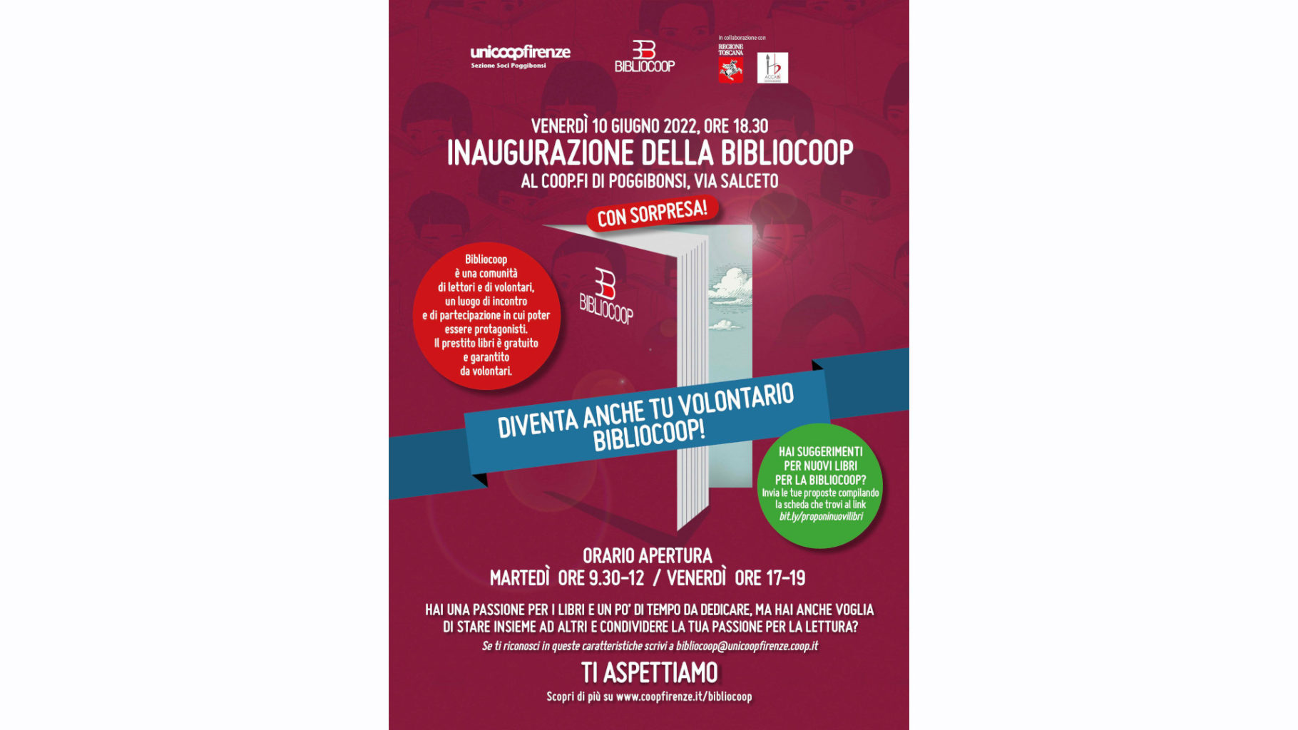Inaugura La Bibliocoop A Poggibonsi Via Salceto Informatore