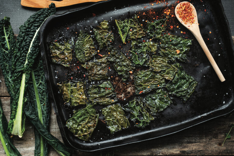 Chips di cavolo nero
