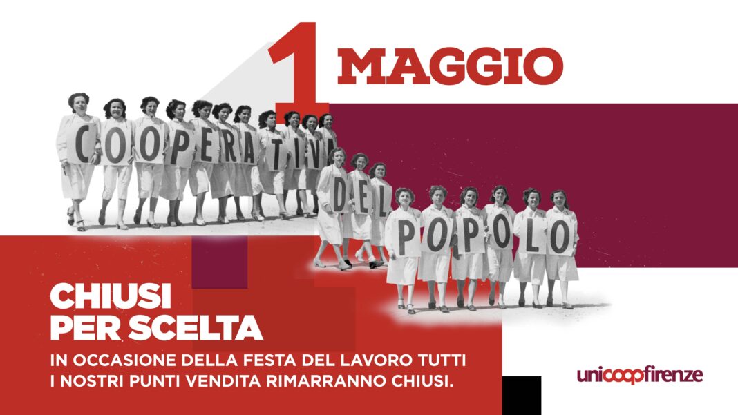 1maggio 2025. Chiusi per scelta