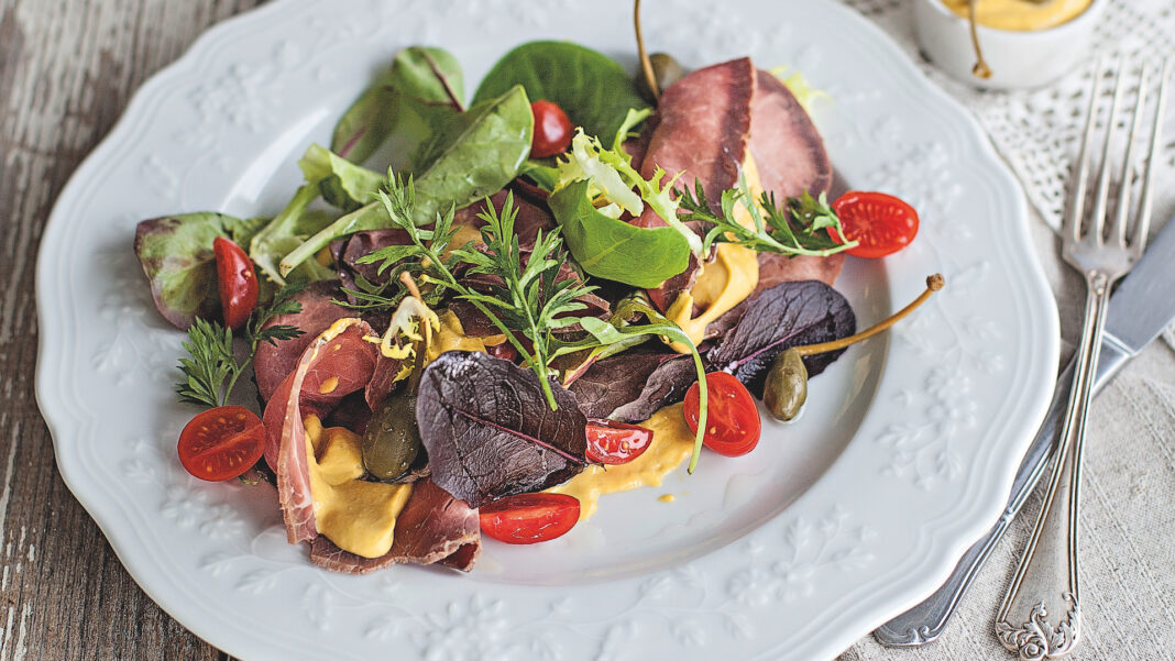 Insalata di roast beef in salsa tonnata