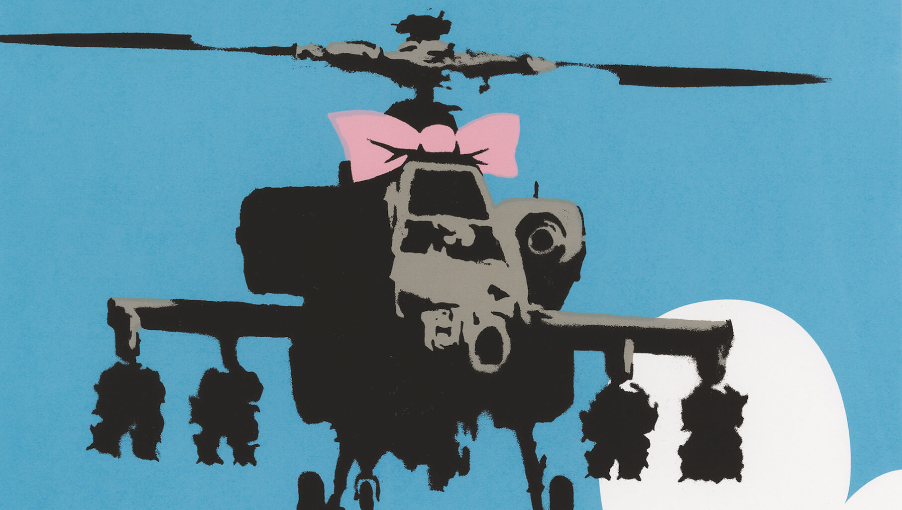 Bansky, particolare "Happy Choppers", 2003