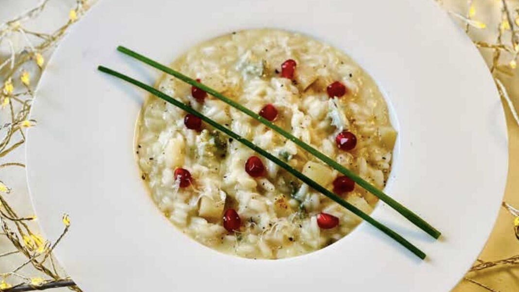 Risotto cremoso alle pere