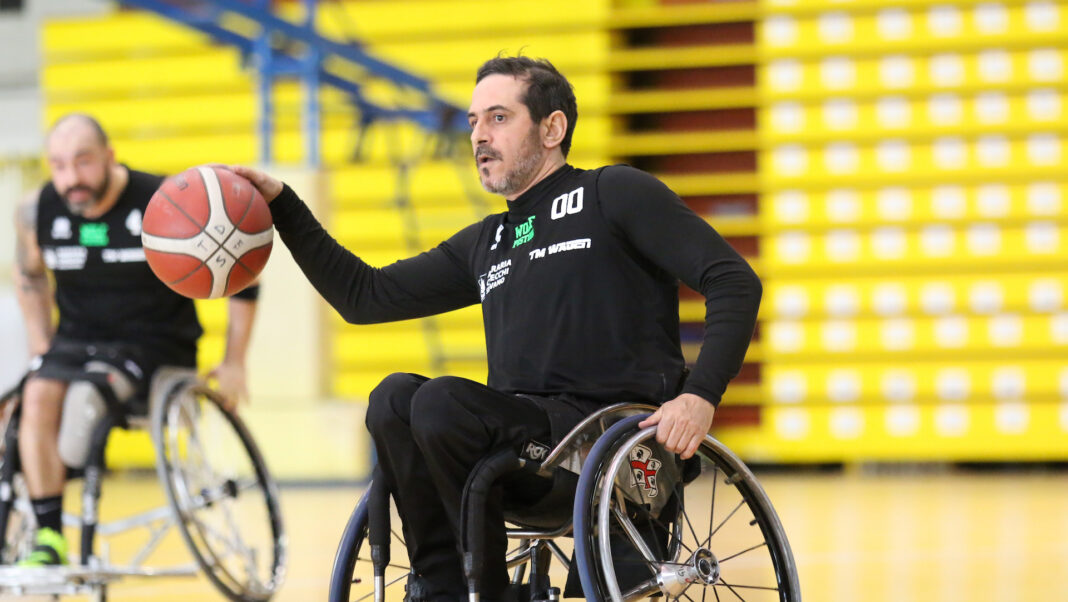 La squadra di Basket in carrozzina della Wolf Basket Pistoia