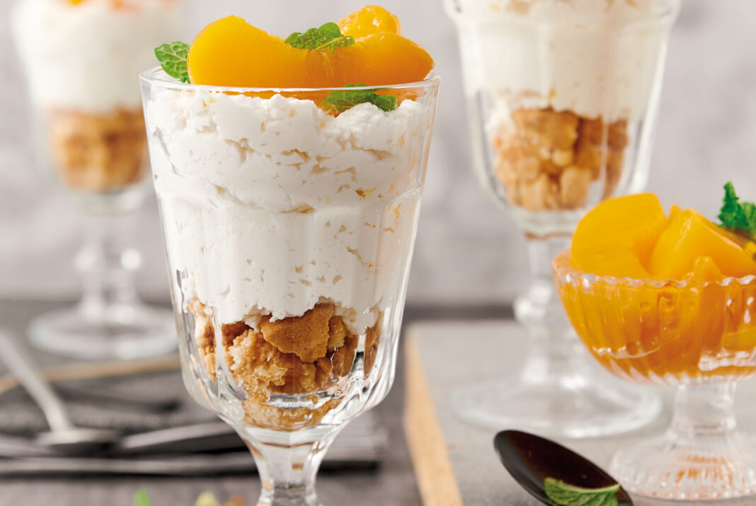 Crema di ricotta e nettarine