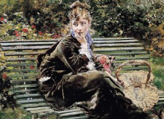 Belle Époque mania Giovanni Boldini, Sulla panchina la Bois