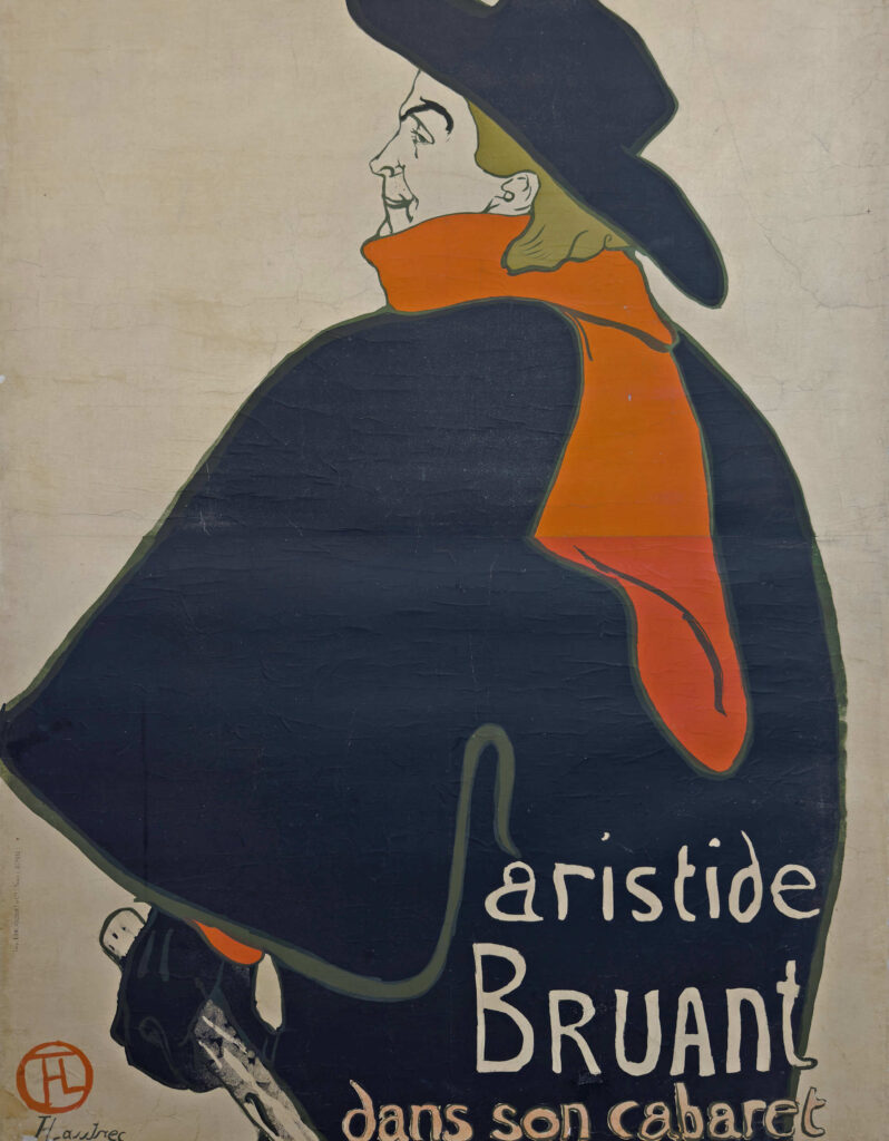 Aristide Bruant nel suo cabaret - Foto @Collezione Wolfang Krohn