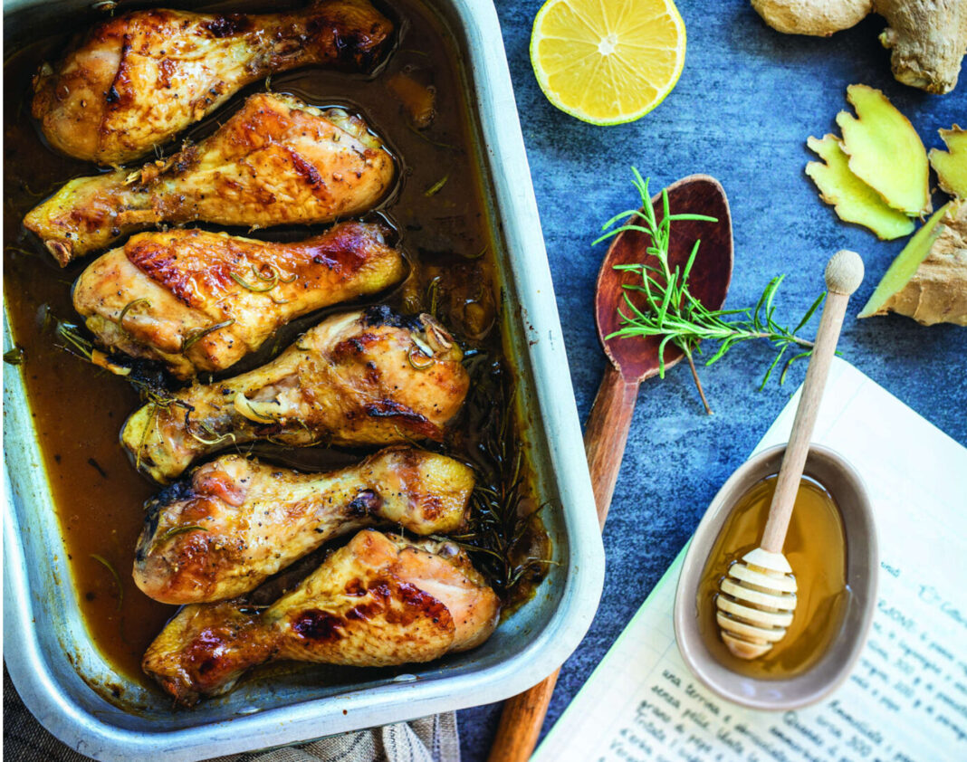 Pollo al miele e limone