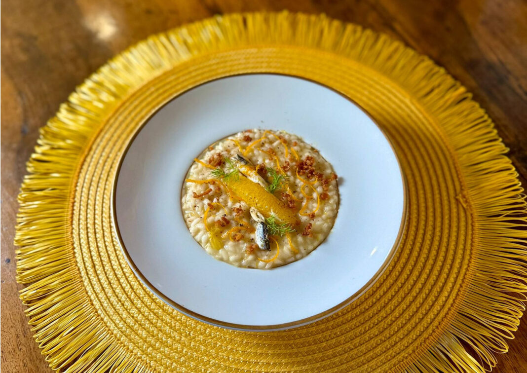 Risotto al profumo d'arancia