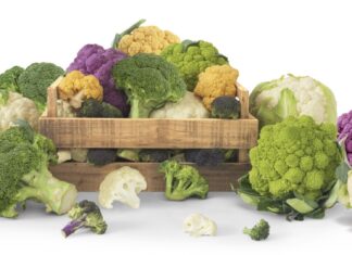 Cavolfiori e broccoli in tavola Cavolfiori e broccoli