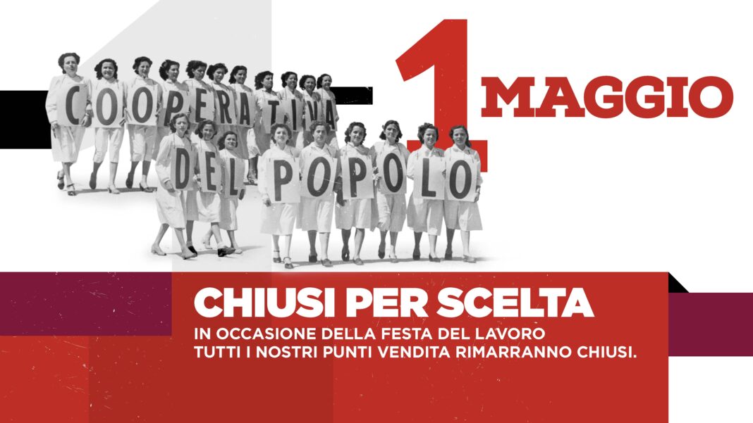 1 maggio: chiusi. Per scelta