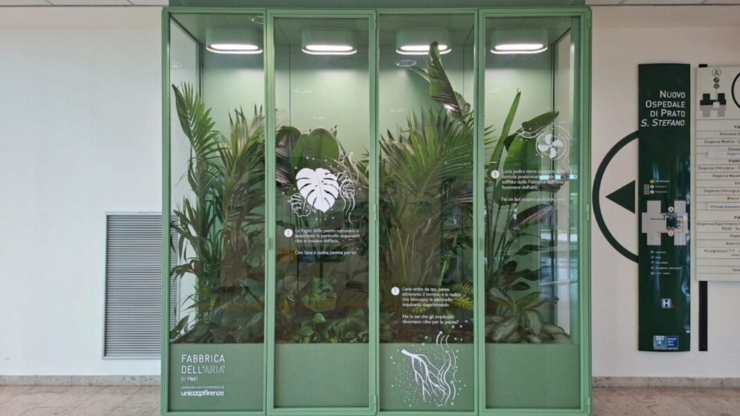 La Fabbrica dell'aria all'ospedale Santo Stefano di Prato