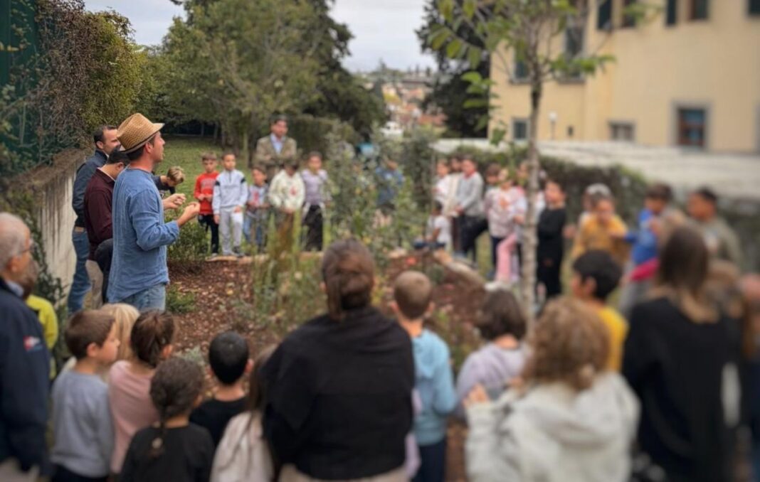 Bosco didattico alla scuola Michelet di Bagno a Ripoli
